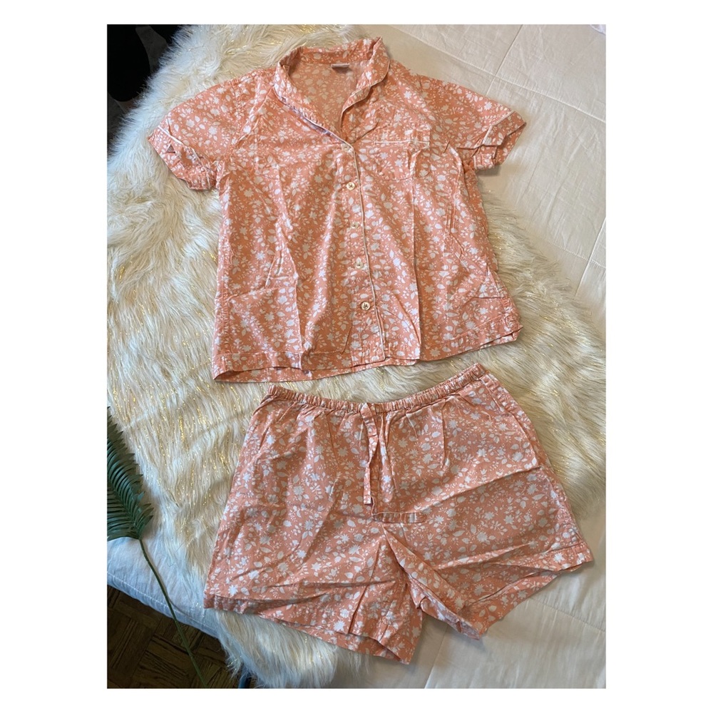 Cotton Poplin Short Pajama Set size L
